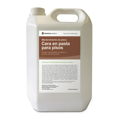 Cera en pasta para pisos