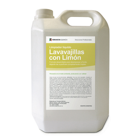Lavavajillas con Limón